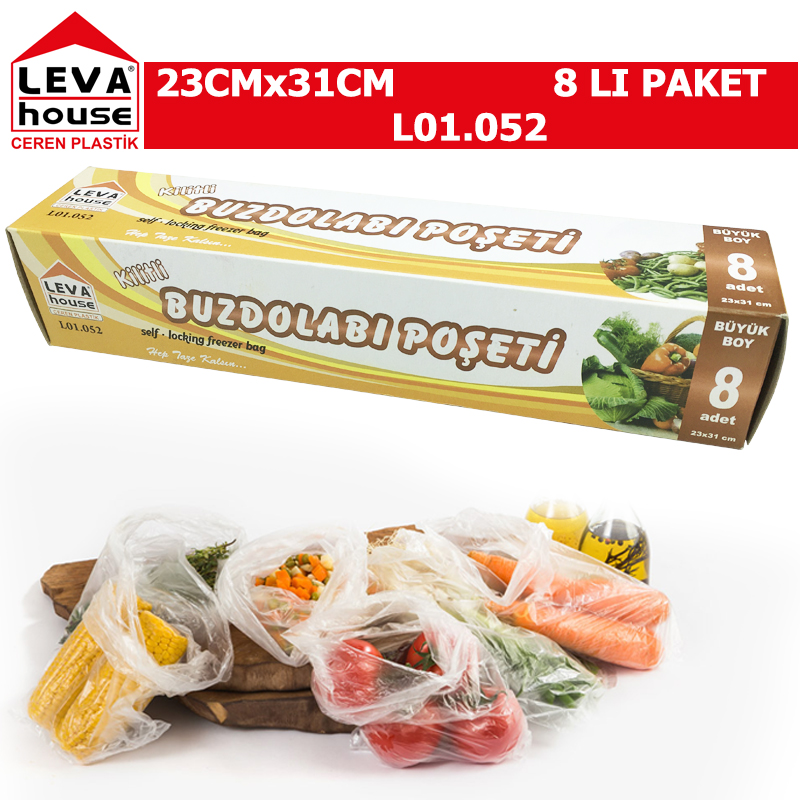 LEVA KILITLI BUZDOLABI POSETI BUYUK 23 CMX31 CM 8 LI L01.052
