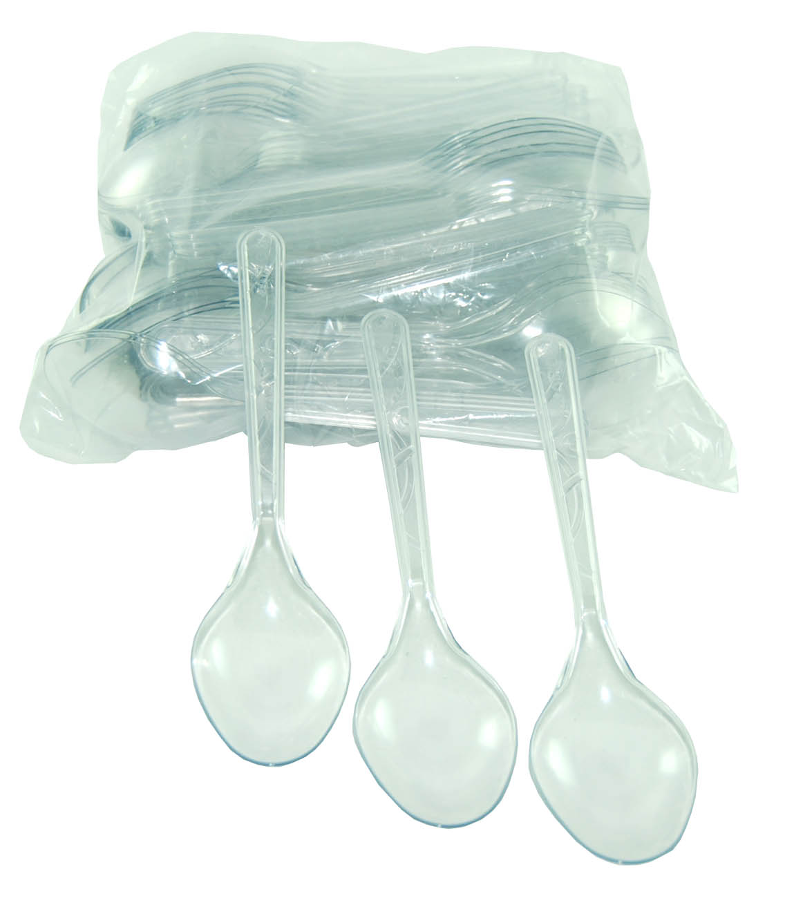 PLASTIK KASIK BUYUK 100 LU TEK KULLANIMLIK - 