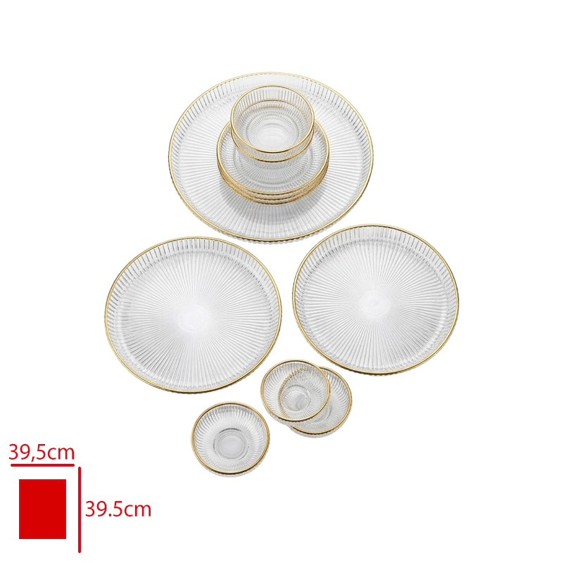 CAM SUNUM SETI MIRANDA ALTIN YALDIZ 12 PRC 16+10 CM SGM13804 - 
