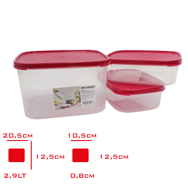 ORGANIZERS/LEVAHOUSE SAKLAMA KABI SIZDIRMAZ SMART 3 LU (2X0,80 LT+2,90 LT) ORG-417 - 1. Minimum sipariş tutarı 5.000TL'dir (KDV hariç).
2. Fiyatlarımız İzmir teslim fiyatlarıdır; kargo ücreti Kargo ve Teslimat Politikası'na göre hesaplanır (₺100.000 ve üzeri siparişlerde ücretsiz).
3. Spot ve sipariş üzerine tedarik edilen ürünlerde stok durumu ve teslim süresi sipariş onayında bildirilir.
4. Kusurlu, hasarlı veya yanlış gönderilen ürünler, teslimden itibaren 14 gün içinde bildirilmesi hâlinde iade alınır.
5. Şahıs şirketlerine ve tüzel kişilere faturalı satış yapılmaktadır; bireysel tüketicilere satış yapılmamaktadır.