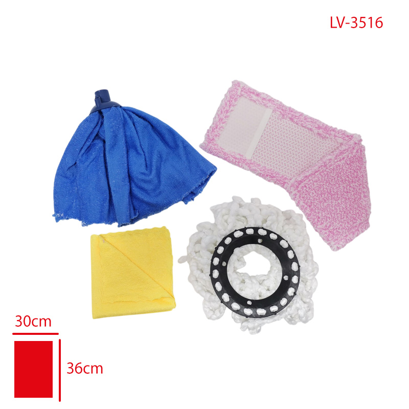 LEVA HOUSE X-LARGE FIRSAT PAKETI LV-3516 (DONERLI YEDEK MOP/NEMLI MOP 40CM/MIKROFIBER MOP/MIKRO BEZ) - 