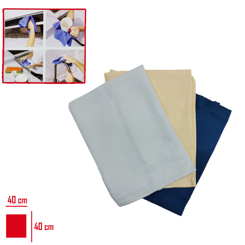 LEVA SIHIRLI KURULAMA TEMIZLIK BEZI 3 LU 40*40 LV-3561 - 