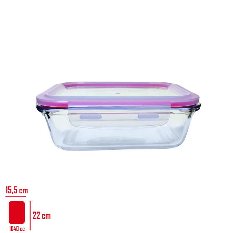 BORART CAM SAKLAMA KABI PLASTIK KAPAKLI 1040 CC 46104 PF - 