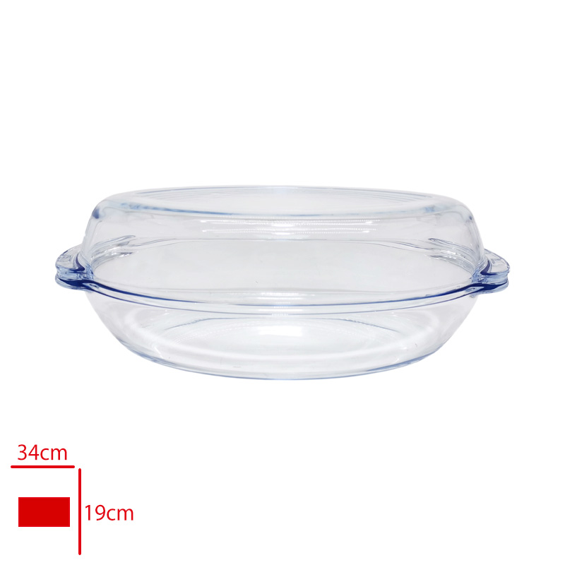 BORART CAM TENCERE SETI KAPAKLI OVAL 45062 - 