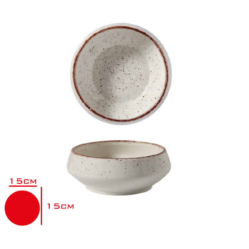 GURAL GBS ATINA GURME KASE 15 CM SIDE KAHVE GBSATN15GKS58KH - 