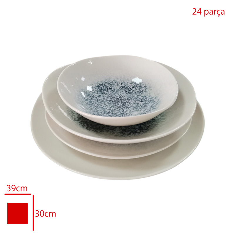 GURAL GBS RODEN YEMEK TAKIMI 24 PARCA GBSRD24KY4R674 - 