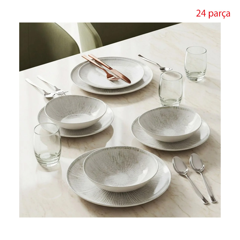 GURAL GBS RODEN YEMEK TAKIMI 24 PARCA GBSRD24KY4R1401 - 