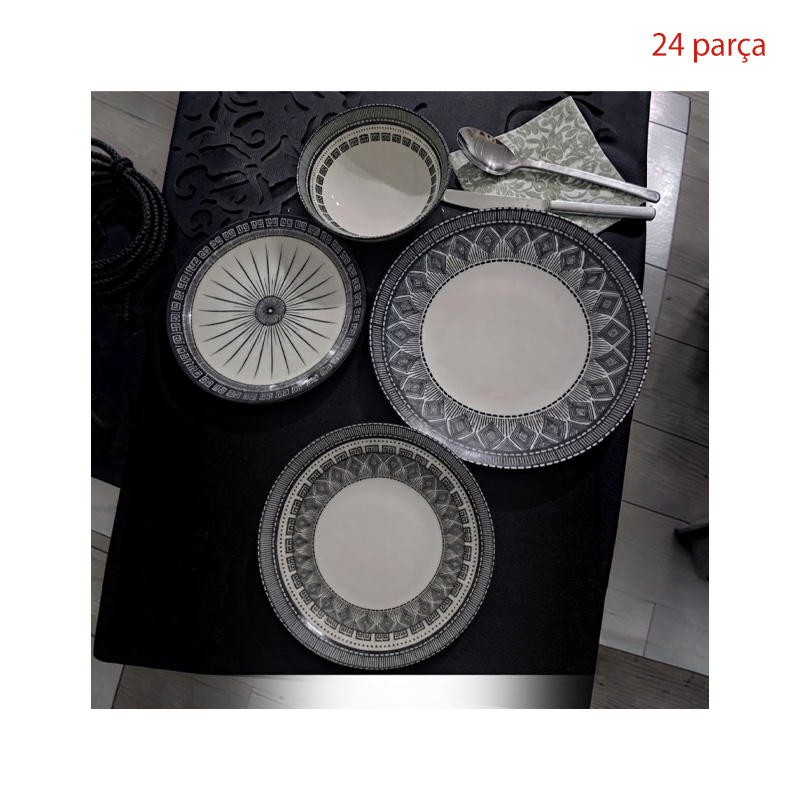GURAL GBS ATINA YEMEK TAKIMI 24 PARCA GBSATN24KY4E43532 - 