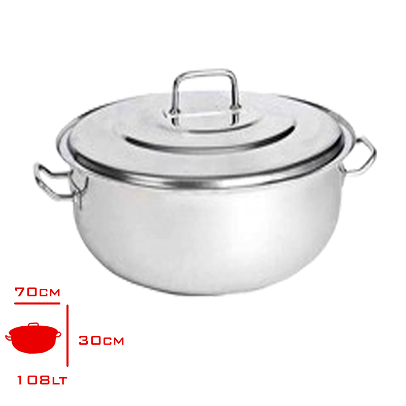 YURUK HELVANE TENCERE KAPAKLI 108 LT 70X30 CM 10117030