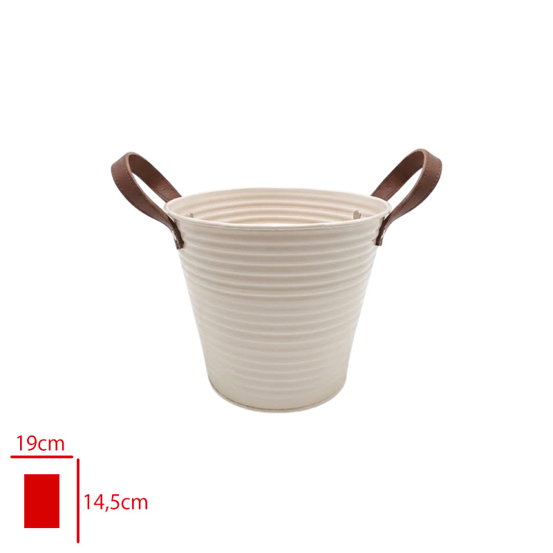 LEVA METAL SAKSI DERI KULPLU 12CM LV-75185