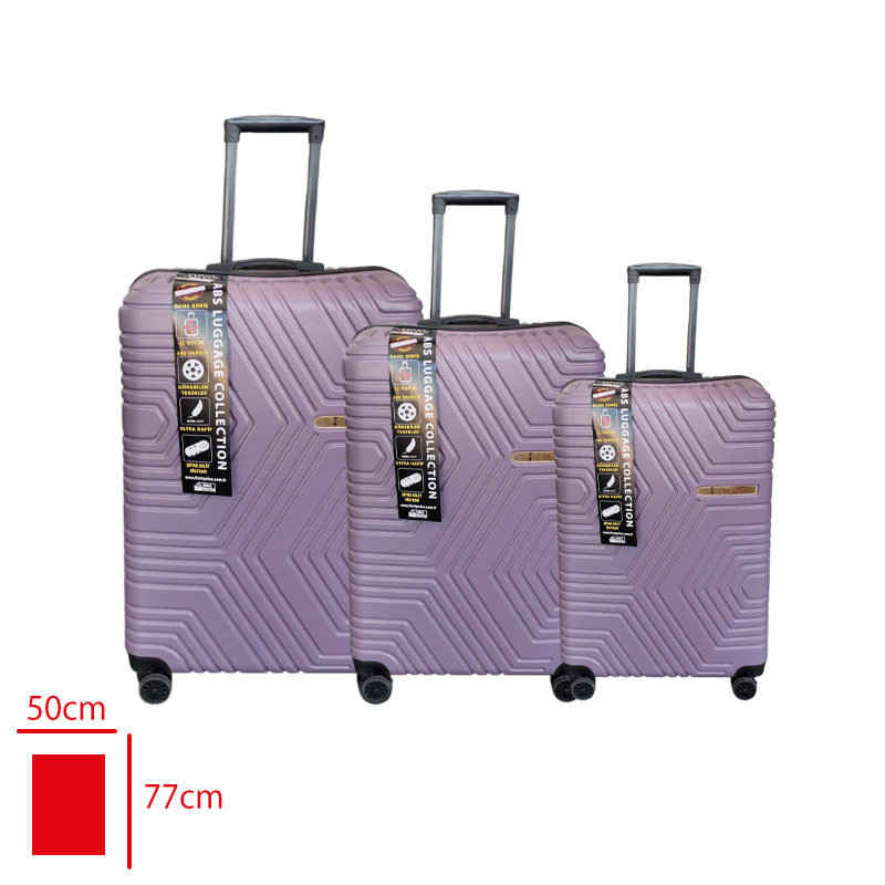 FIRST POLO'S VALIZ 3 LU SET ABS VIOLET-LILA - 