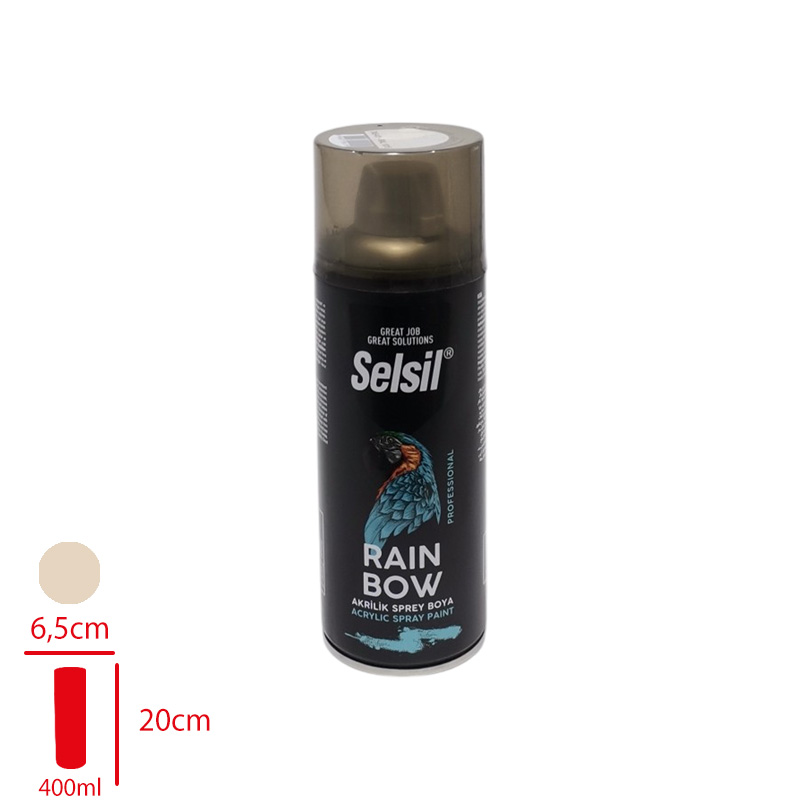 SELSIL SPREY BOYA FILDISI KREM 400 ML TAB-411 - 1. Minimum sipariş tutarı 5.000TL'dir (KDV hariç).
2. Fiyatlarımız İzmir teslim fiyatlarıdır; kargo ücreti Kargo ve Teslimat Politikası'na göre hesaplanır (₺100.000 ve üzeri siparişlerde ücretsiz).
3. Spot ve sipariş üzerine tedarik edilen ürünlerde stok durumu ve teslim süresi sipariş onayında bildirilir.
4. Kusurlu, hasarlı veya yanlış gönderilen ürünler, teslimden itibaren 14 gün içinde bildirilmesi hâlinde iade alınır.
5. Şahıs şirketlerine ve tüzel kişilere faturalı satış yapılmaktadır; bireysel tüketicilere satış yapılmamaktadır.