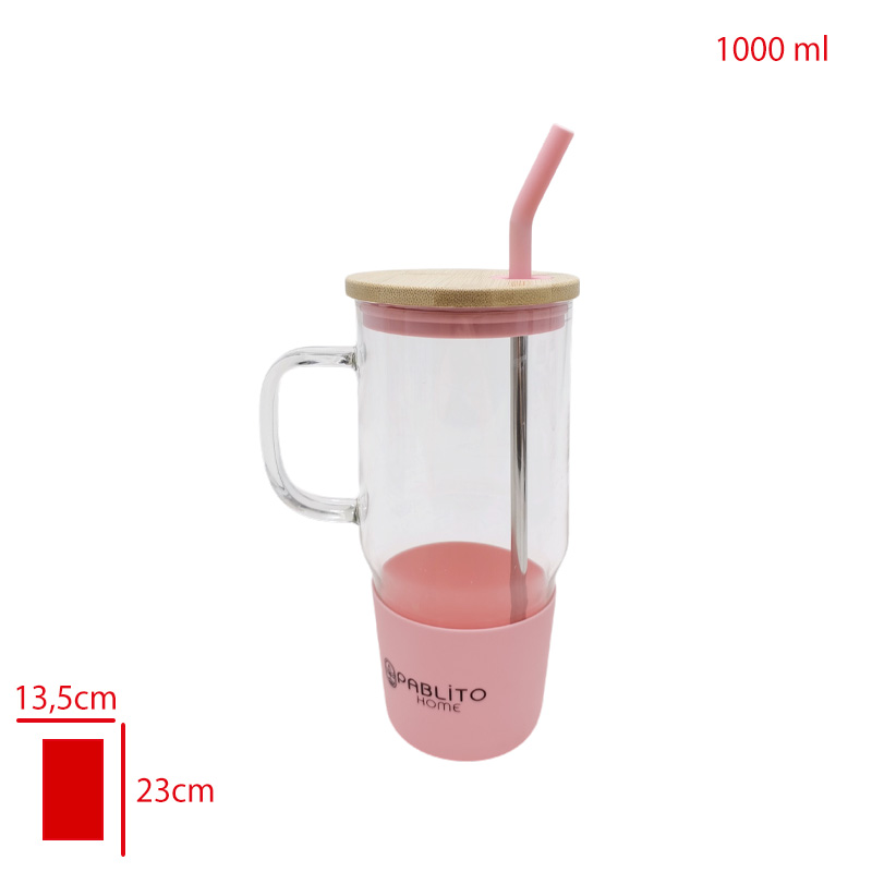 PABLITO PIPETLI BARDAK KAPAKLI 1000 ML PBT-836 - 