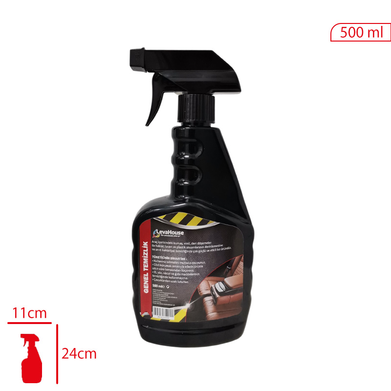 LEVA HOUSE GENEL AMACLI TEMIZLEYICI 500 ML - 1. Minimum sipariş tutarı 5.000TL'dir (KDV hariç).
2. Fiyatlarımız İzmir teslim fiyatlarıdır; kargo ücreti Kargo ve Teslimat Politikası'na göre hesaplanır (₺100.000 ve üzeri siparişlerde ücretsiz).
3. Spot ve sipariş üzerine tedarik edilen ürünlerde stok durumu ve teslim süresi sipariş onayında bildirilir.
4. Kusurlu, hasarlı veya yanlış gönderilen ürünler, teslimden itibaren 14 gün içinde bildirilmesi hâlinde iade alınır.
5. Şahıs şirketlerine ve tüzel kişilere faturalı satış yapılmaktadır; bireysel tüketicilere satış yapılmamaktadır.