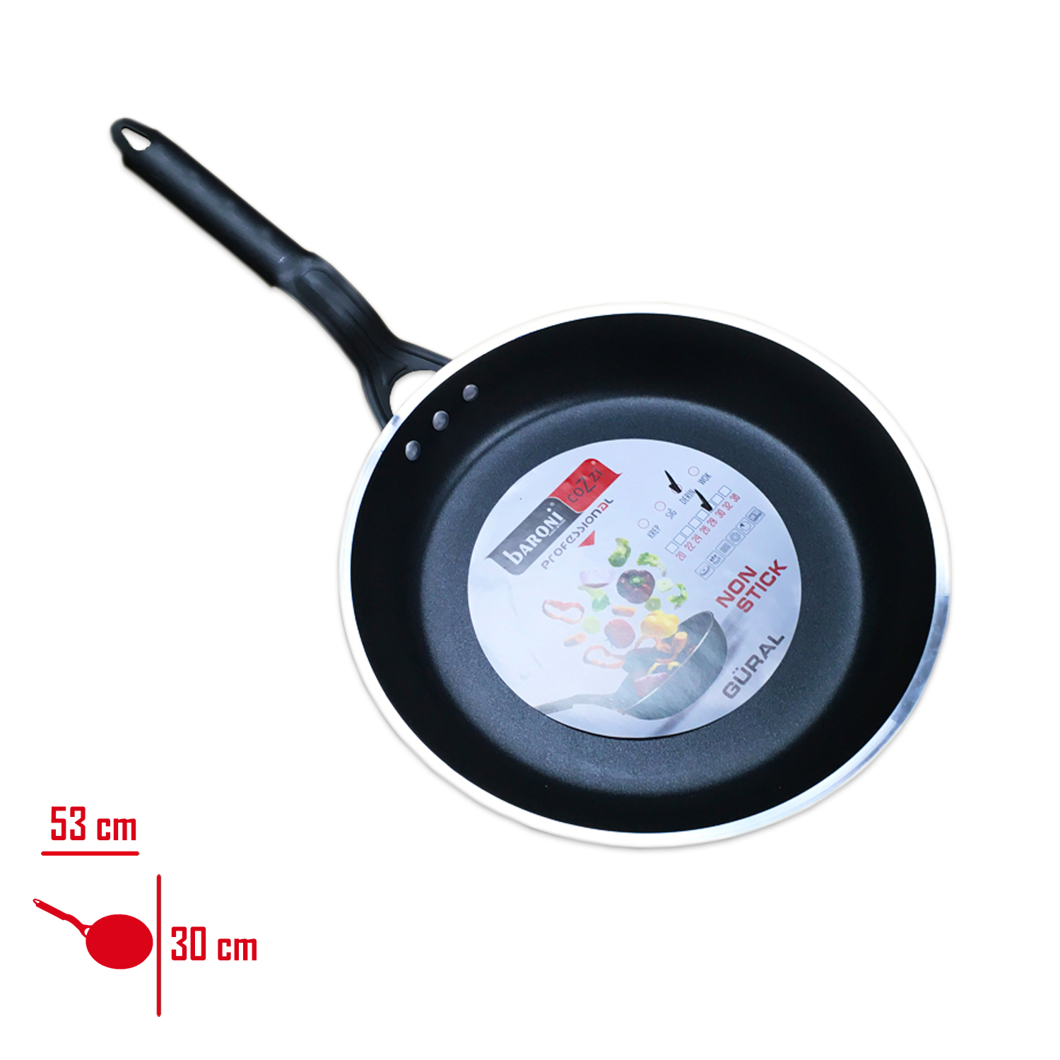 BARONI DERIN TAVA 30 CM 803/30 - 1. Minimum sipariş tutarı 5.000TL'dir (KDV hariç).
2. Fiyatlarımız İzmir teslim fiyatlarıdır; kargo ücreti Kargo ve Teslimat Politikası'na göre hesaplanır (₺100.000 ve üzeri siparişlerde ücretsiz).
3. Spot ve sipariş üzerine tedarik edilen ürünlerde stok durumu ve teslim süresi sipariş onayında bildirilir.
4. Kusurlu, hasarlı veya yanlış gönderilen ürünler, teslimden itibaren 14 gün içinde bildirilmesi hâlinde iade alınır.
5. Şahıs şirketlerine ve tüzel kişilere faturalı satış yapılmaktadır; bireysel tüketicilere satış yapılmamaktadır.
