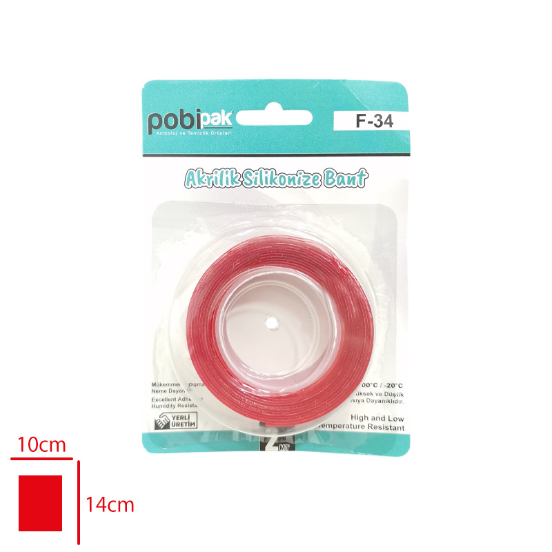 POBIPAK SILIKONIZE BANT AKRILIK F-34 - 1. Minimum sipariş tutarı 5.000TL'dir (KDV hariç).
2. Fiyatlarımız İzmir teslim fiyatlarıdır; kargo ücreti Kargo ve Teslimat Politikası'na göre hesaplanır (₺100.000 ve üzeri siparişlerde ücretsiz).
3. Spot ve sipariş üzerine tedarik edilen ürünlerde stok durumu ve teslim süresi sipariş onayında bildirilir.
4. Kusurlu, hasarlı veya yanlış gönderilen ürünler, teslimden itibaren 14 gün içinde bildirilmesi hâlinde iade alınır.
5. Şahıs şirketlerine ve tüzel kişilere faturalı satış yapılmaktadır; bireysel tüketicilere satış yapılmamaktadır.