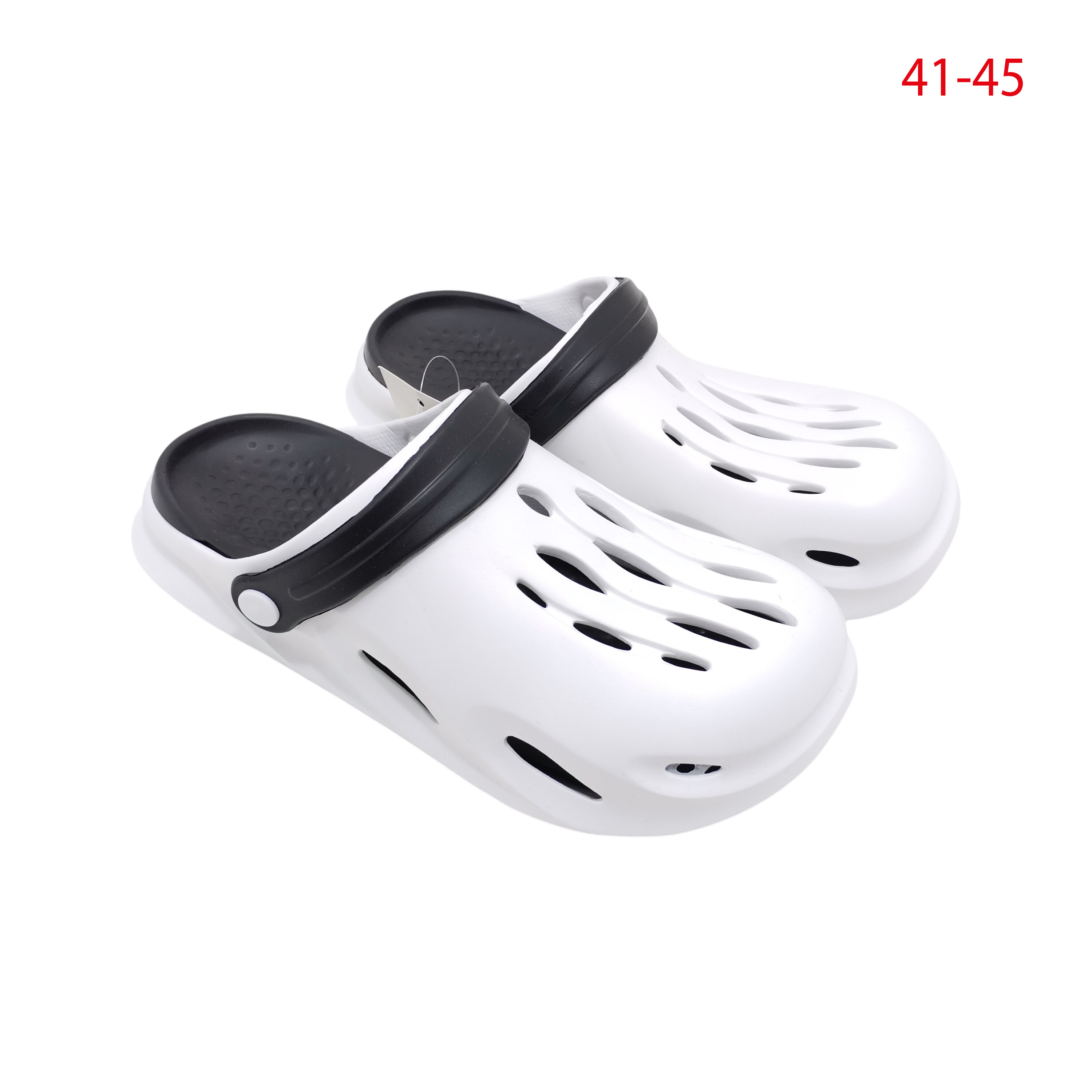REX MERDANE TERLIK BEYAZ SIYAH GECMELI CROCS 41-45 - 