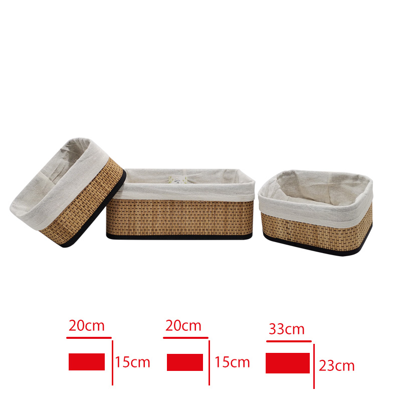 SEPET DIKDORTGEN 3 LU BAGGY 60004/LM-6005 - 