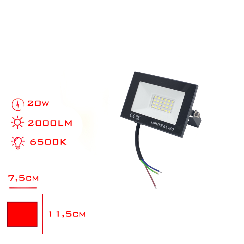 LEVA PROJEKTOR LED SLIM 20W BEYAZ ISIK LV-3145 / 6