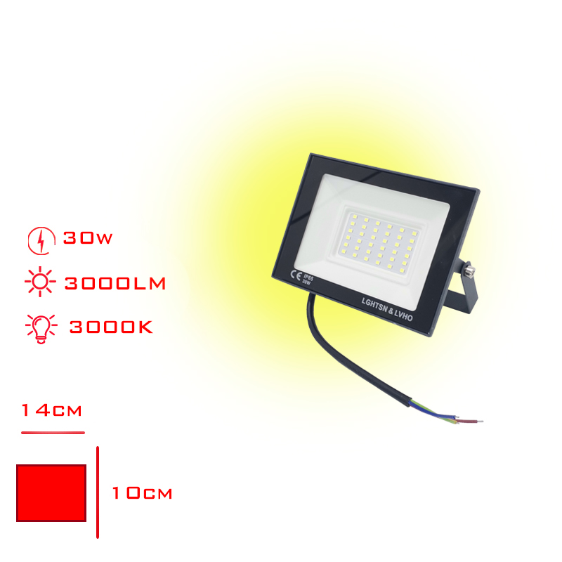 LEVA PROJEKTOR LED SLIM 30W SARI ISIK LV-3146 / 3 - 