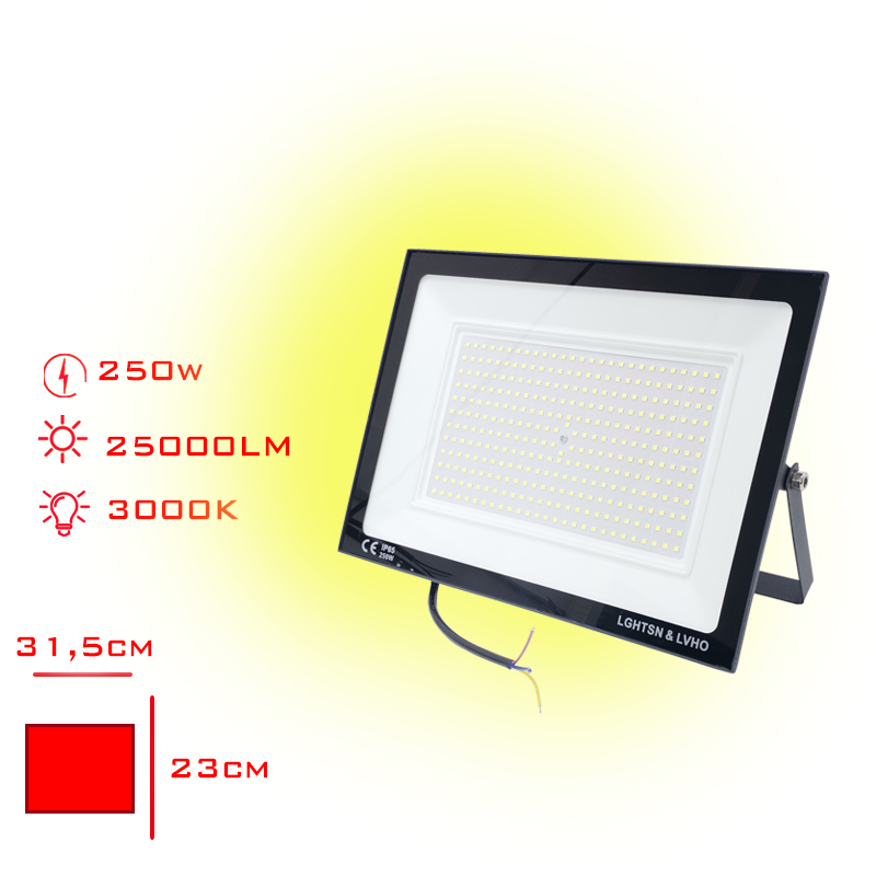 LEVA PROJEKTOR LED SLIM 250W SARI ISIK LV-3151 / 3