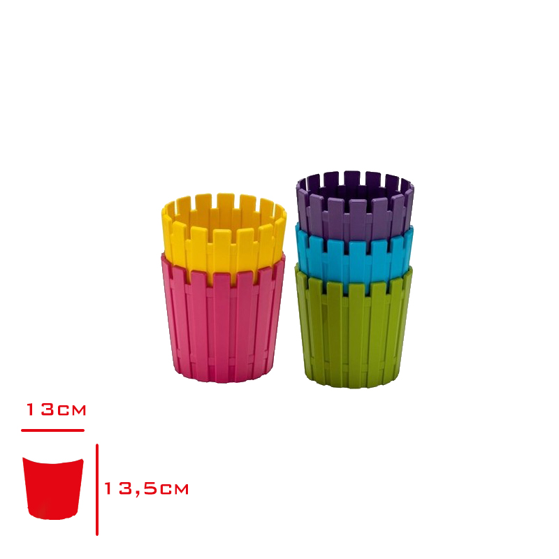 POLIWORK KAKTUS SAKSI AKASYA 13 CM MIX A-O13-P