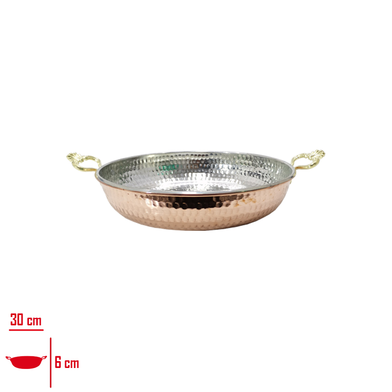 LEVA BAKIR SAHAN 22 CM CIFT KULPLU EKO
