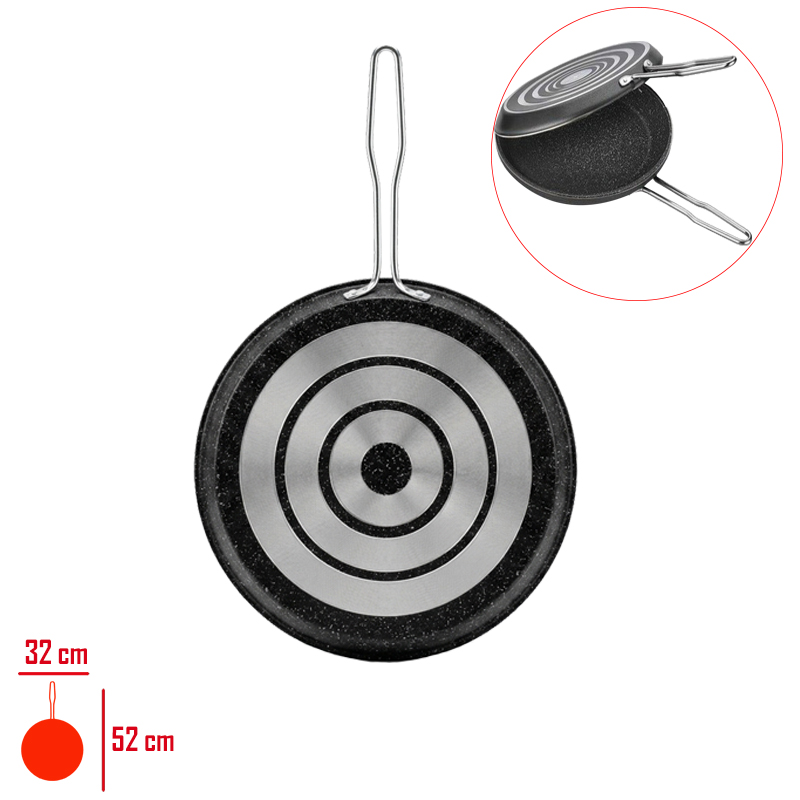 KIRAC BALIK TAVASI IKIZ GRANIT 32 CM - 