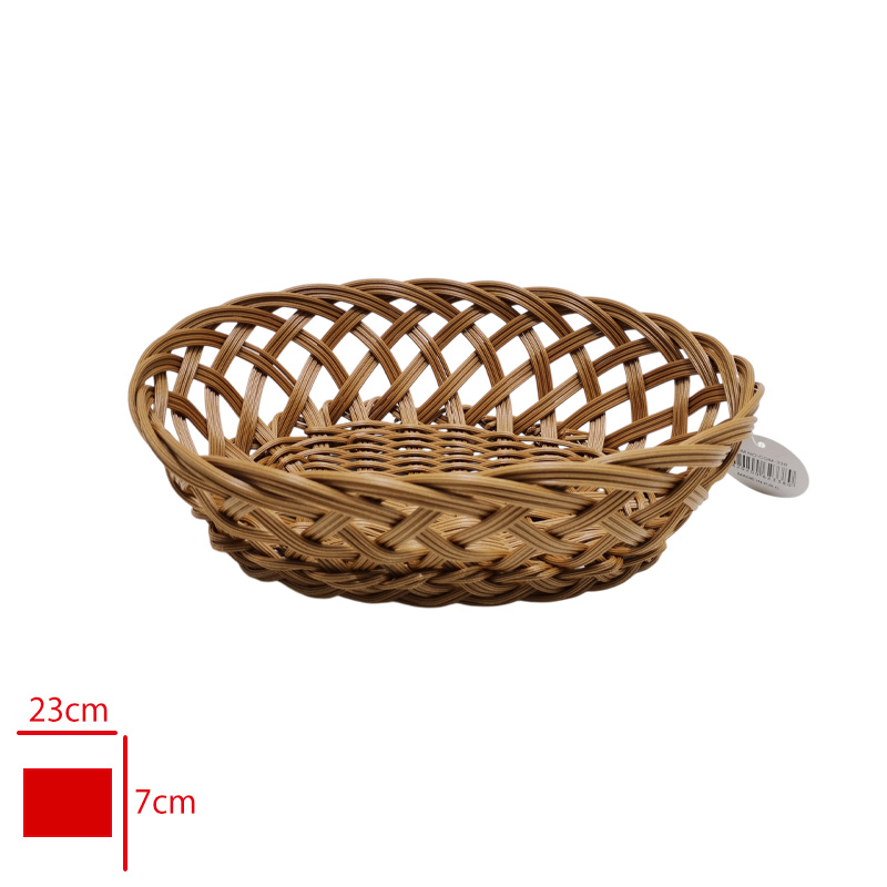 EKMEK SEPETI HASIR RATTAN KUCUK COM-338 - 