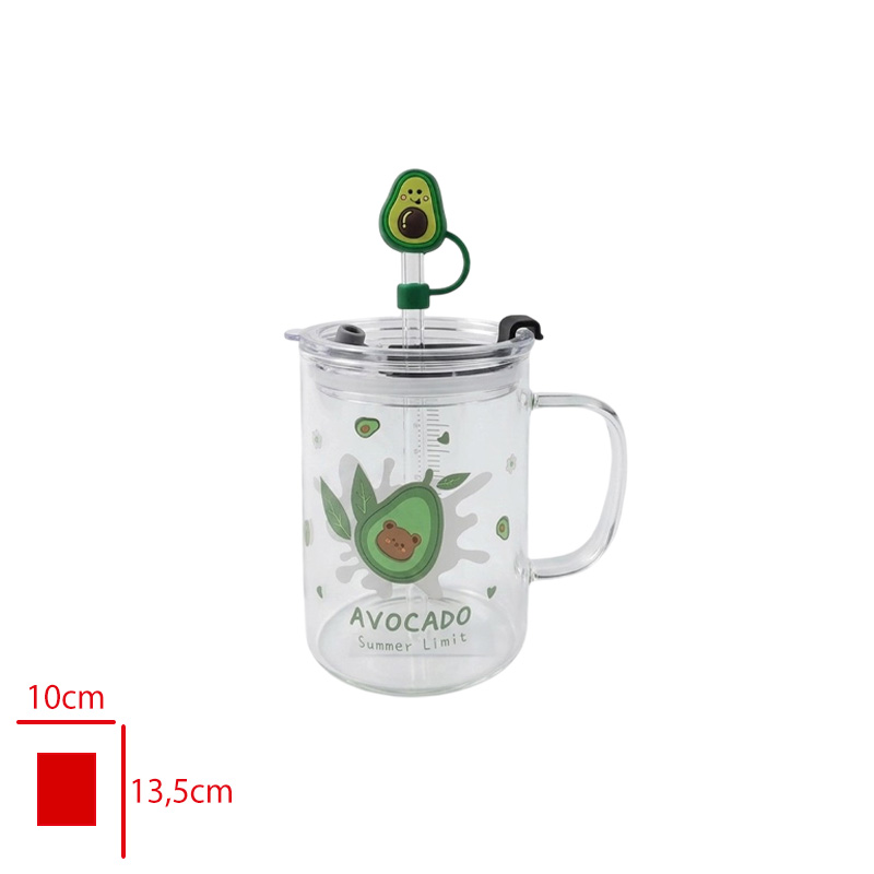 CAM PIPETLI BARDAK AVOKADO TEMALI KYR-5657 - 