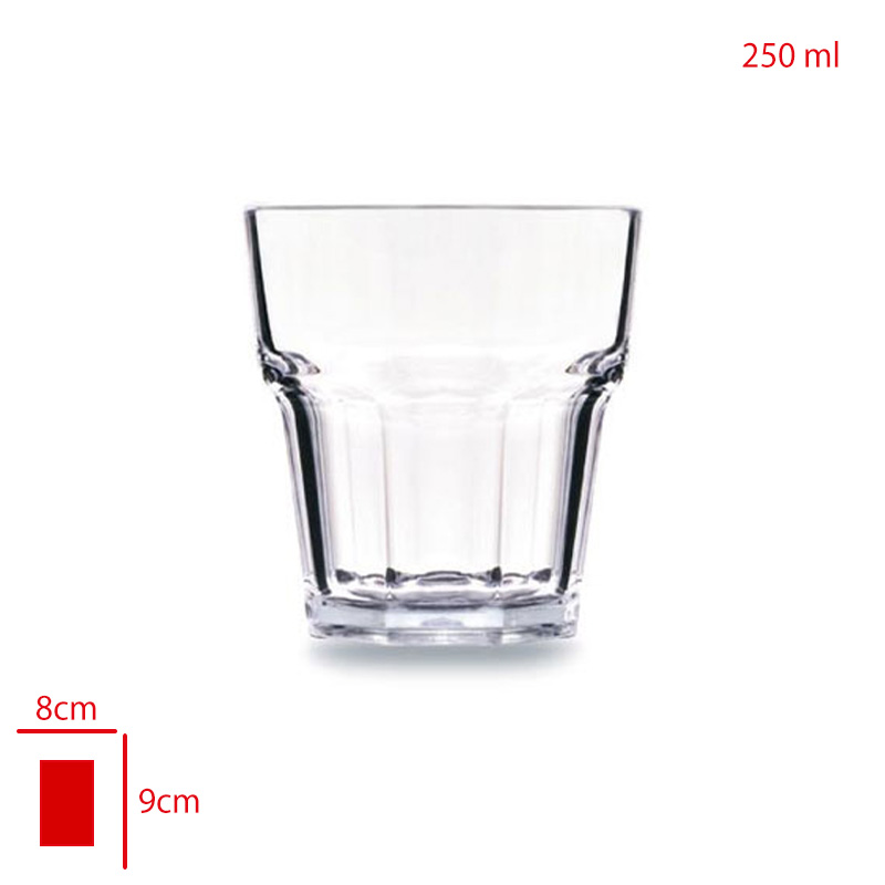 RUBIKAP PREMIUM BARDAK 250 ML PC SEFFAF PM.250 - 