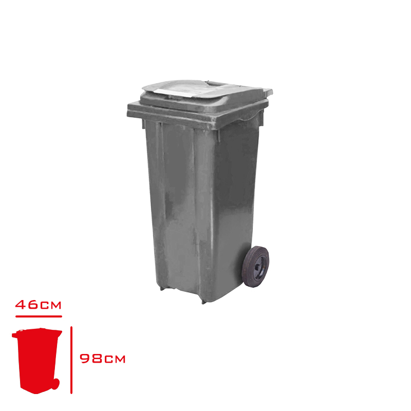 TEMA KONTEYNER 120 LT GRI - 