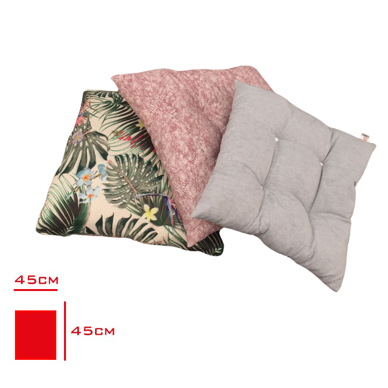 LEVA HOUSE ELYAF DOLGULU LUKS MINDER 45*45 CM - 