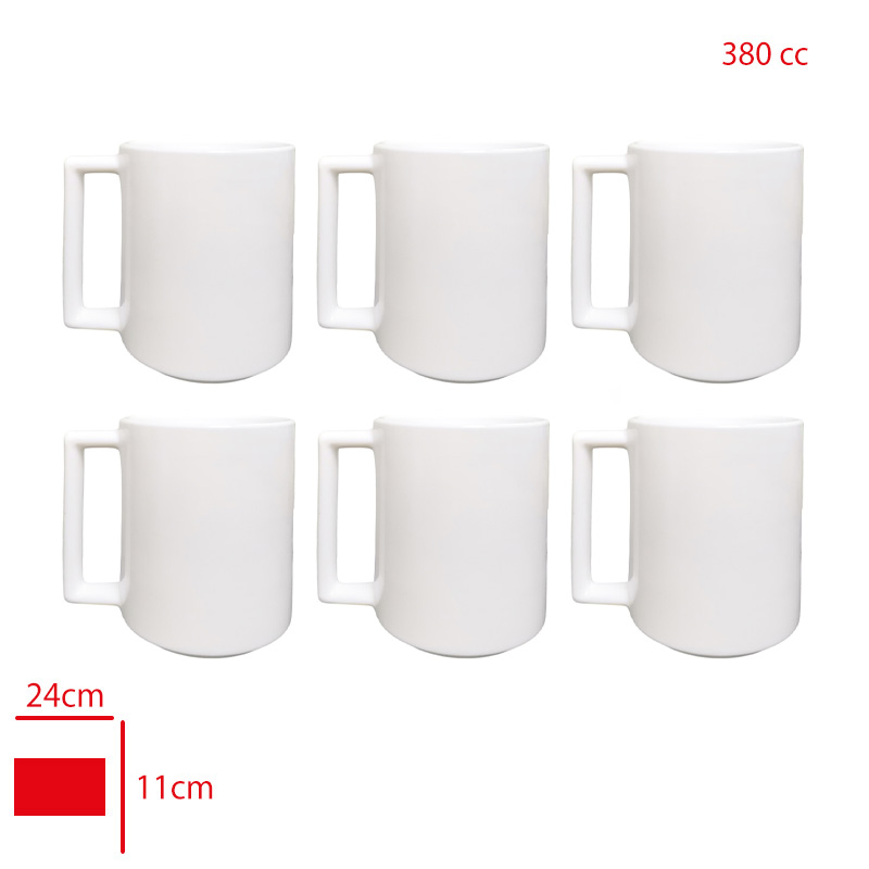 ARC CAM MUG BARDAK OPAL A LA BONNE PLAIN 6 LI 380 CC Q8644 - 