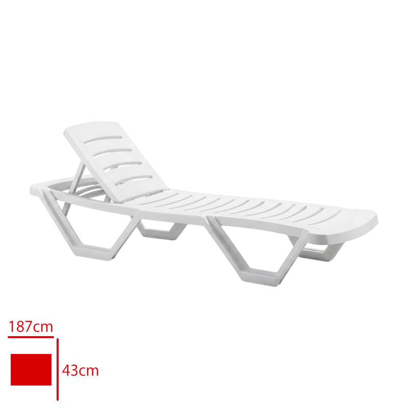 HOLIDAY SEZLONG KOLSUZ BEYAZ CAPISSI HZ-140 - 