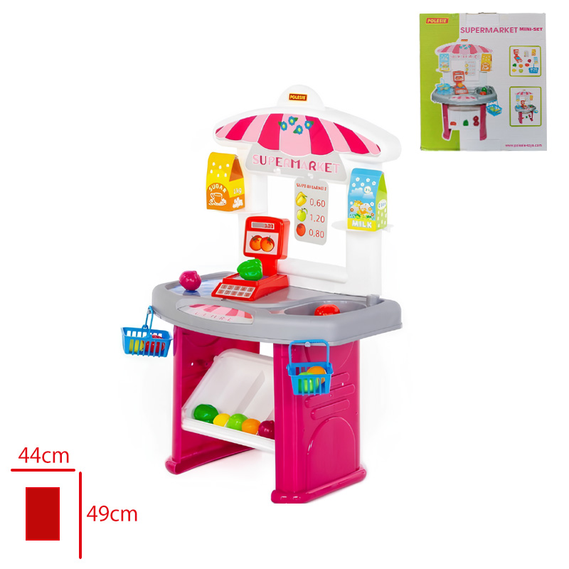 POLESIE SUPERMARKET MINI SET KUTULU  58614 - 
