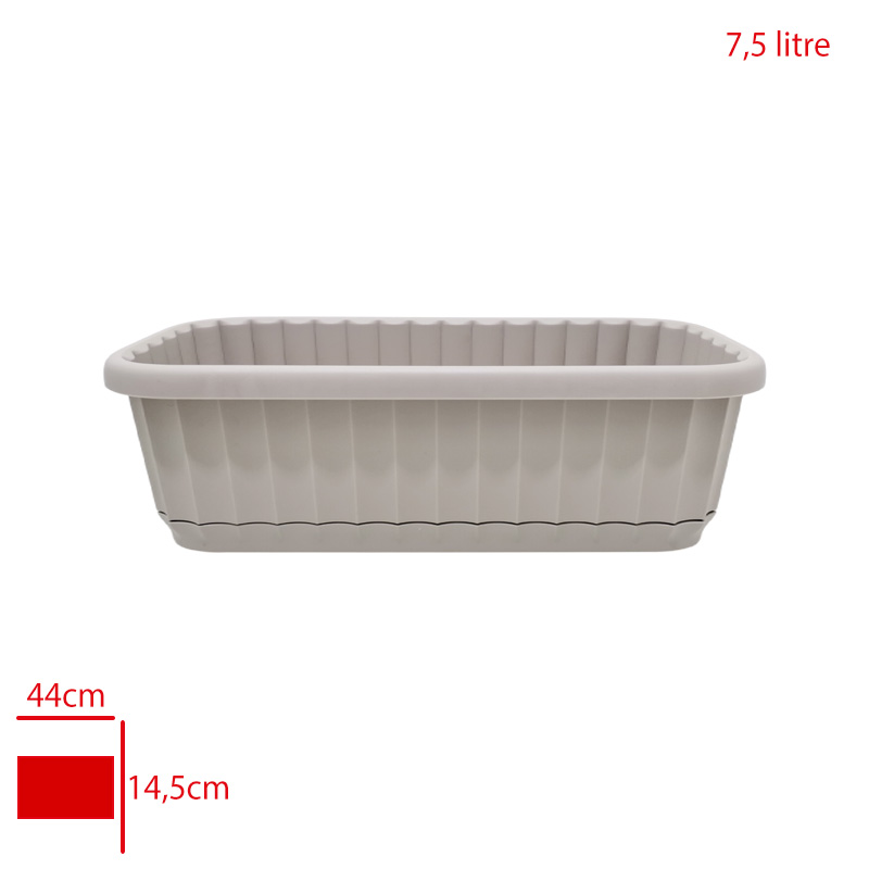 KARASU ZERAF BALKON SAKSI  2 NO 7,5 LT KRS-269 - 1. Minimum sipariş tutarı 5.000TL'dir (KDV hariç).
2. Fiyatlarımız İzmir teslim fiyatlarıdır; kargo ücreti Kargo ve Teslimat Politikası'na göre hesaplanır (₺100.000 ve üzeri siparişlerde ücretsiz).
3. Spot ve sipariş üzerine tedarik edilen ürünlerde stok durumu ve teslim süresi sipariş onayında bildirilir.
4. Kusurlu, hasarlı veya yanlış gönderilen ürünler, teslimden itibaren 14 gün içinde bildirilmesi hâlinde iade alınır.
5. Şahıs şirketlerine ve tüzel kişilere faturalı satış yapılmaktadır; bireysel tüketicilere satış yapılmamaktadır.