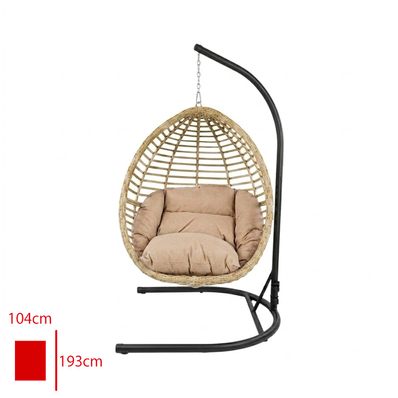 FORMET SALINCAK FINDIK TEKLI RATTAN KREM/MINDER KREM - 