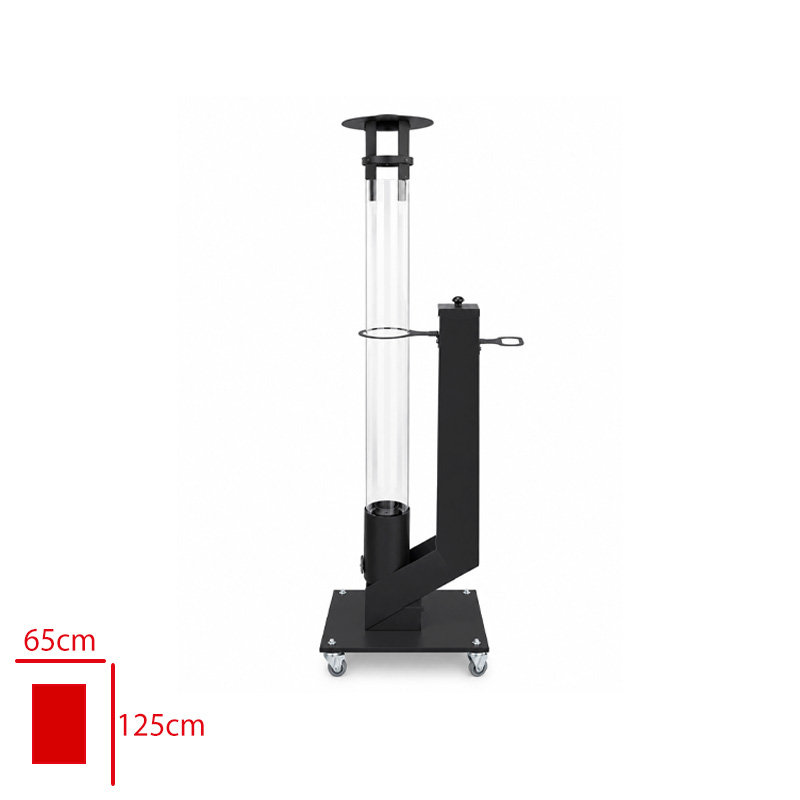 LEVA GARDEN PELET SOBA FUZE 120 CM TEKERLEKLI LV-100001