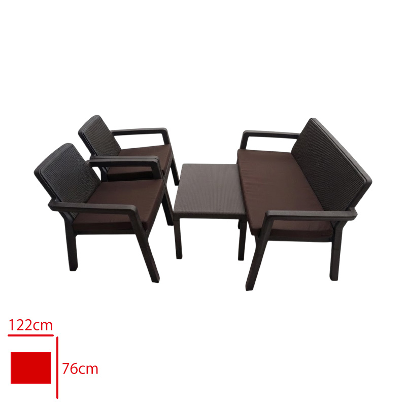 VIOLET BALKON SET 4 LU PRESTIJ MINDERLI 0140 - 
