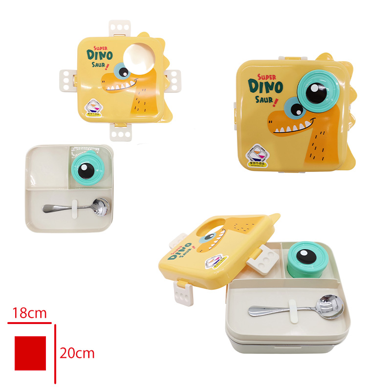 LEVA LUNCH BOX PLASTIK 3 BOLMELI LV-10007