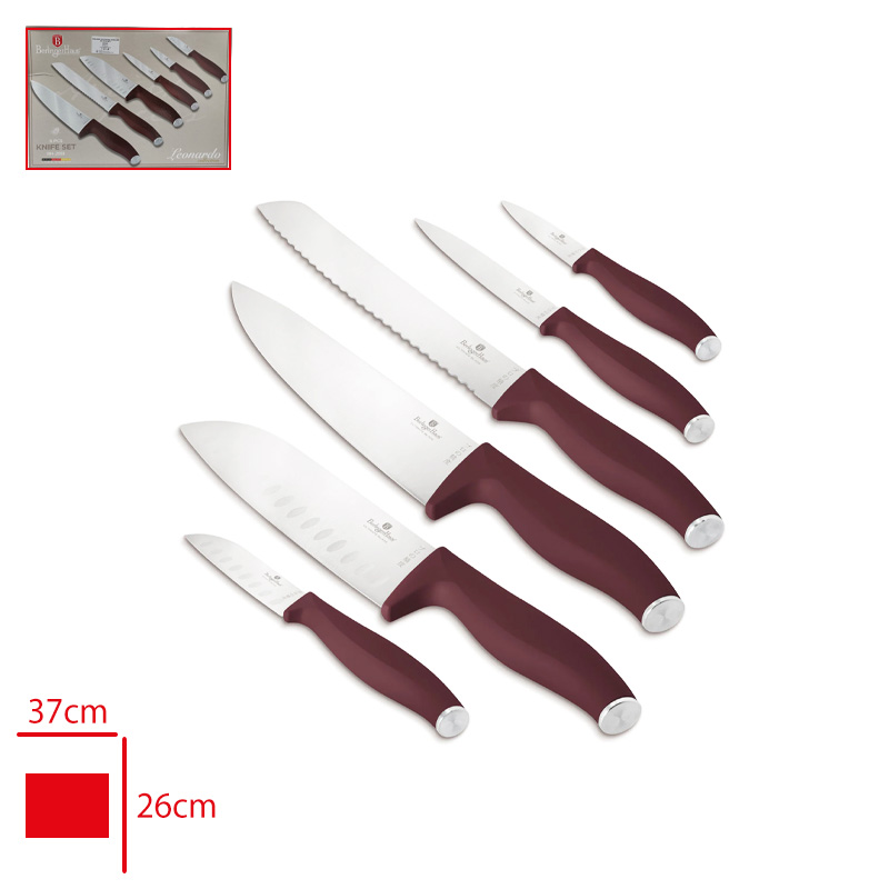BERLINGER HAUS BICAK SET 6 PARCA LEONARDO BH-2951 - 1. Minimum sipariş tutarı 5.000TL'dir (KDV hariç).
2. Fiyatlarımız İzmir teslim fiyatlarıdır; kargo ücreti Kargo ve Teslimat Politikası'na göre hesaplanır (₺100.000 ve üzeri siparişlerde ücretsiz).
3. Spot ve sipariş üzerine tedarik edilen ürünlerde stok durumu ve teslim süresi sipariş onayında bildirilir.
4. Kusurlu, hasarlı veya yanlış gönderilen ürünler, teslimden itibaren 14 gün içinde bildirilmesi hâlinde iade alınır.
5. Şahıs şirketlerine ve tüzel kişilere faturalı satış yapılmaktadır; bireysel tüketicilere satış yapılmamaktadır.