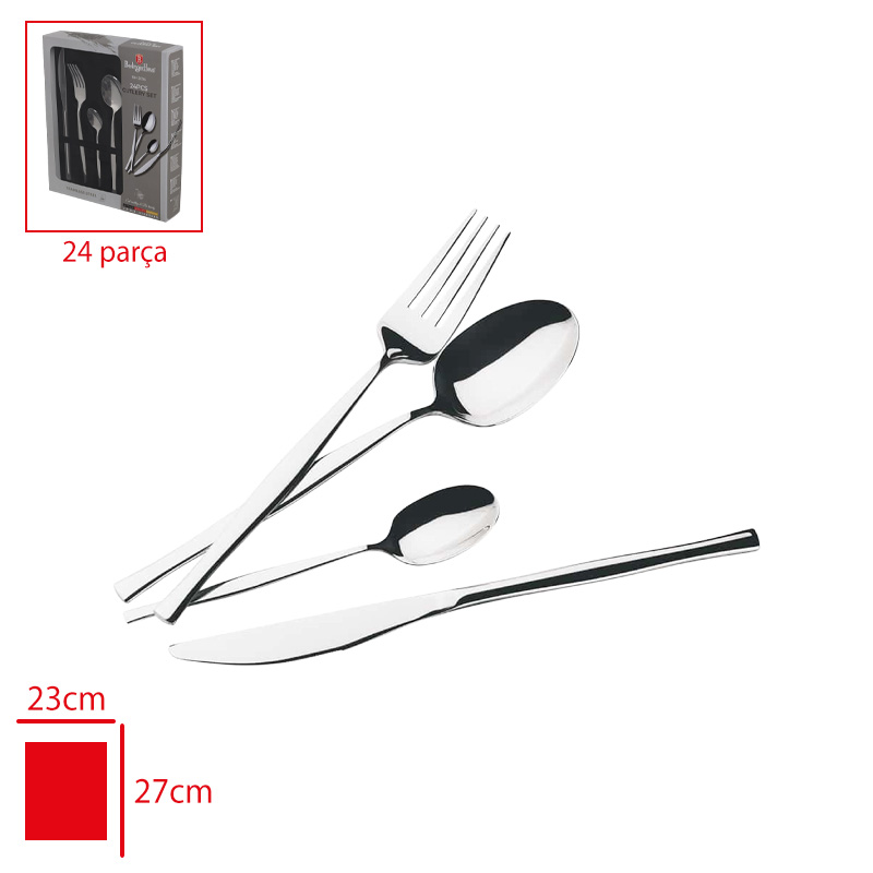 BERLINGER HAUS CATAL KASIK BICAK SETI 24 PARCA BH-3036 - 1. Minimum sipariş tutarı 5.000TL'dir (KDV hariç).
2. Fiyatlarımız İzmir teslim fiyatlarıdır; kargo ücreti Kargo ve Teslimat Politikası'na göre hesaplanır (₺100.000 ve üzeri siparişlerde ücretsiz).
3. Spot ve sipariş üzerine tedarik edilen ürünlerde stok durumu ve teslim süresi sipariş onayında bildirilir.
4. Kusurlu, hasarlı veya yanlış gönderilen ürünler, teslimden itibaren 14 gün içinde bildirilmesi hâlinde iade alınır.
5. Şahıs şirketlerine ve tüzel kişilere faturalı satış yapılmaktadır; bireysel tüketicilere satış yapılmamaktadır.