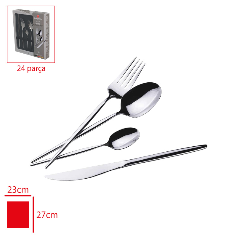 BERLINGER HAUS CATAL KASIK BICAK SETI 24 PARCA BH-3037 - 1. Minimum sipariş tutarı 5.000TL'dir (KDV hariç).
2. Fiyatlarımız İzmir teslim fiyatlarıdır; kargo ücreti Kargo ve Teslimat Politikası'na göre hesaplanır (₺100.000 ve üzeri siparişlerde ücretsiz).
3. Spot ve sipariş üzerine tedarik edilen ürünlerde stok durumu ve teslim süresi sipariş onayında bildirilir.
4. Kusurlu, hasarlı veya yanlış gönderilen ürünler, teslimden itibaren 14 gün içinde bildirilmesi hâlinde iade alınır.
5. Şahıs şirketlerine ve tüzel kişilere faturalı satış yapılmaktadır; bireysel tüketicilere satış yapılmamaktadır.
