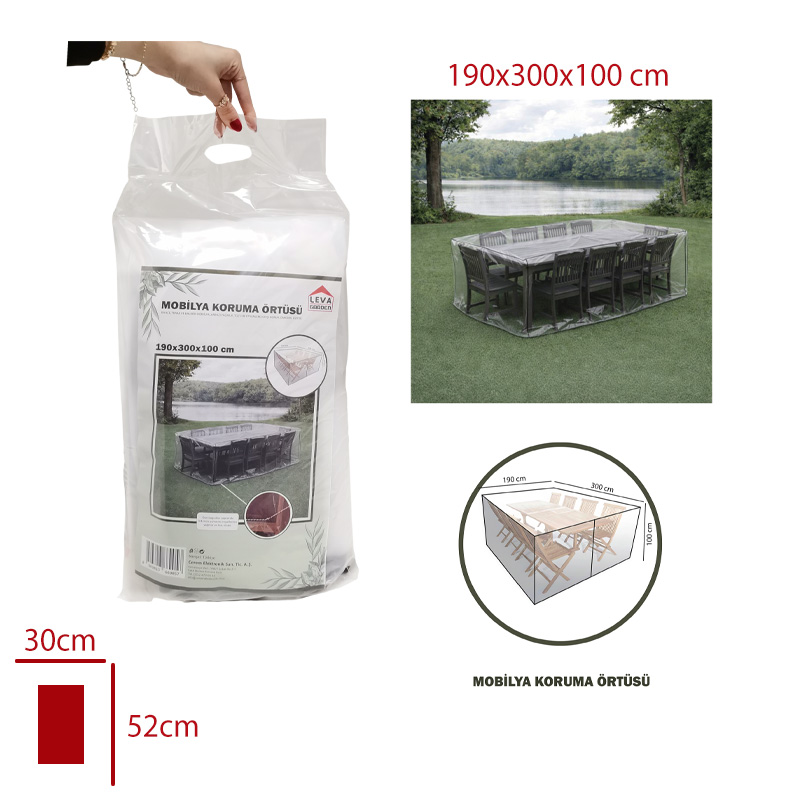 MOBILYA KORUMA ORTUSU 12 KISILIK 190*300*100 CM - 1. Minimum sipariş tutarı 5.000TL'dir (KDV hariç).
2. Fiyatlarımız İzmir teslim fiyatlarıdır; kargo ücreti Kargo ve Teslimat Politikası'na göre hesaplanır (₺100.000 ve üzeri siparişlerde ücretsiz).
3. Spot ve sipariş üzerine tedarik edilen ürünlerde stok durumu ve teslim süresi sipariş onayında bildirilir.
4. Kusurlu, hasarlı veya yanlış gönderilen ürünler, teslimden itibaren 14 gün içinde bildirilmesi hâlinde iade alınır.
5. Şahıs şirketlerine ve tüzel kişilere faturalı satış yapılmaktadır; bireysel tüketicilere satış yapılmamaktadır.