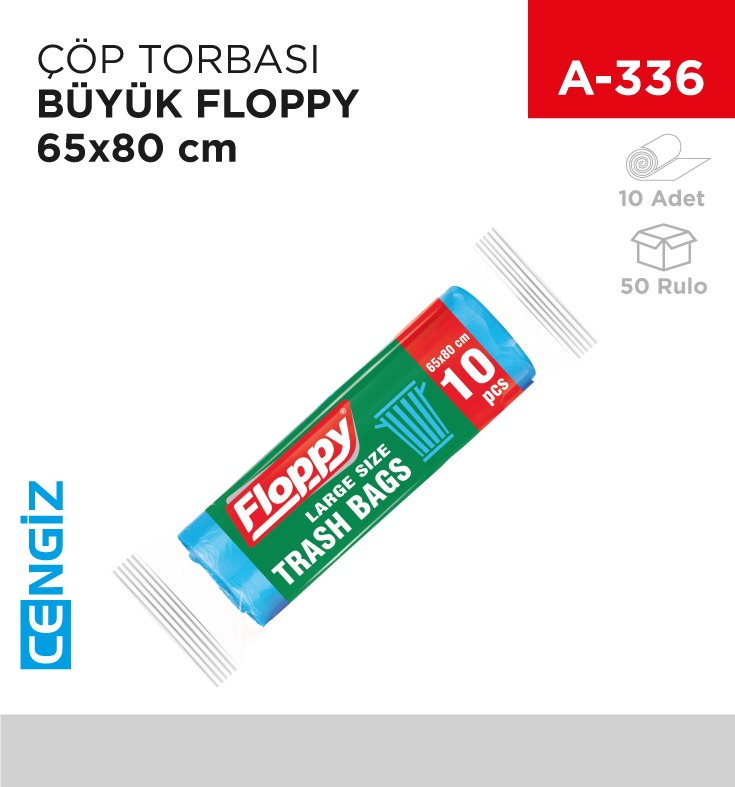 ÇÖP TORBASI BÜYÜK FLOPPY 65*80 CM