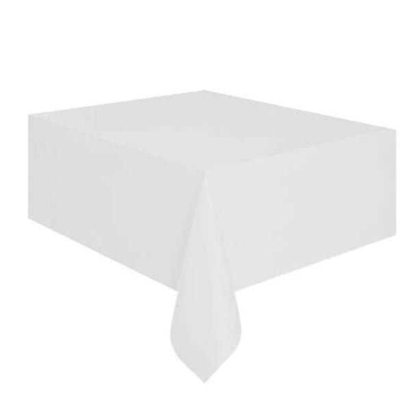 Plastik Masa Örtüsü Beyaz 137x183 cm - Kullan At beyaz renkli, ince plastik masa örtüsü, 137 x 183 cm ebatındadır.
Suya sıvıya dayanıklı, silinebilir.
Doğum günü, özel gün ve davetleriniz için üretilmiş Beyaz plastik masa örtüsü. Pratik ve şık masa örtüsünü kullandıktan sonra ister atabilir isterseniz silerek düzgün bir şekilde muhafaza edip tekrar kullanabilirsiniz.
Tek kullanımlık ekonomik ince plastik masa örtüsü beyaz ve kırmızı renk olarak mevcuttur.