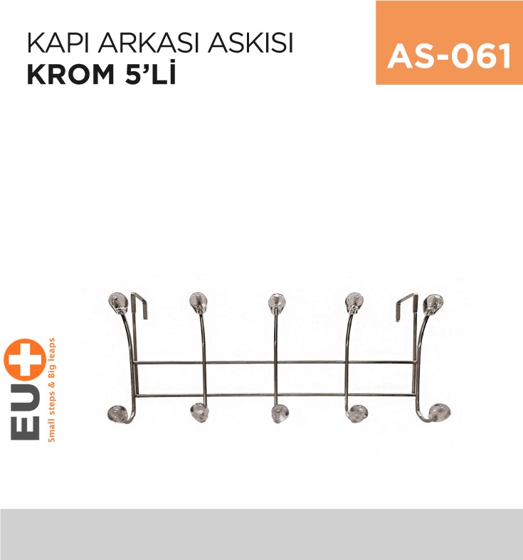KAPI ARKASI ASKISI KROM 5Lİ