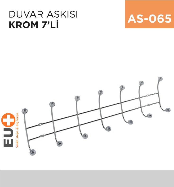 DUVAR ASKISI KROM 7Lİ
