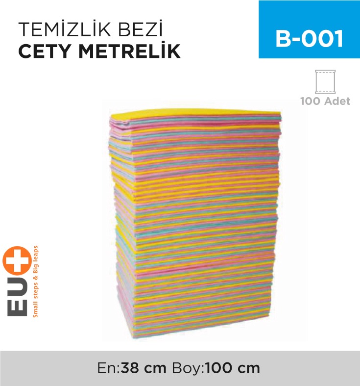 TEMİZLİK BEZİ CETY METRELİK - 1. Minimum sipariş tutarı 5.000TL'dir (KDV hariç).
2. Fiyatlarımız İzmir teslim fiyatlarıdır; kargo ücreti Kargo ve Teslimat Politikası'na göre hesaplanır (₺100.000 ve üzeri siparişlerde ücretsiz).
3. Spot ve sipariş üzerine tedarik edilen ürünlerde stok durumu ve teslim süresi sipariş onayında bildirilir.
4. Kusurlu, hasarlı veya yanlış gönderilen ürünler, teslimden itibaren 14 gün içinde bildirilmesi hâlinde iade alınır.
5. Şahıs şirketlerine ve tüzel kişilere faturalı satış yapılmaktadır; bireysel tüketicilere satış yapılmamaktadır.